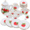 One Set Porcelain Diy Miniature Dollhouse Kitchen Tea Ware 1:12 2