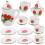 One Set Porcelain Diy Miniature Dollhouse Kitchen Tea Ware 1:12 8