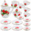 One Set Porcelain Diy Miniature Dollhouse Kitchen Tea Ware 1:12 6