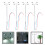 4Pcs Sand Table Yard Lamps Construction Tiny Street Lights Props 3
