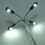 4Pcs Sand Table Yard Lamps Construction Tiny Street Lights Props 6