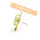 1Pc Imitation Musical Instrument Toy Trumpet Learning Tool 2