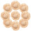 20Pcs Handmade Mini Straw Hat Hand-Woven Doll Decorative Hats 11