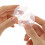 50 Pcs Vending Machine Empty Round Clear Capsules 4