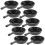 10Pcs Mini Frying Pans Simulation Cooking Pan Models Kitchen Gadgets 3