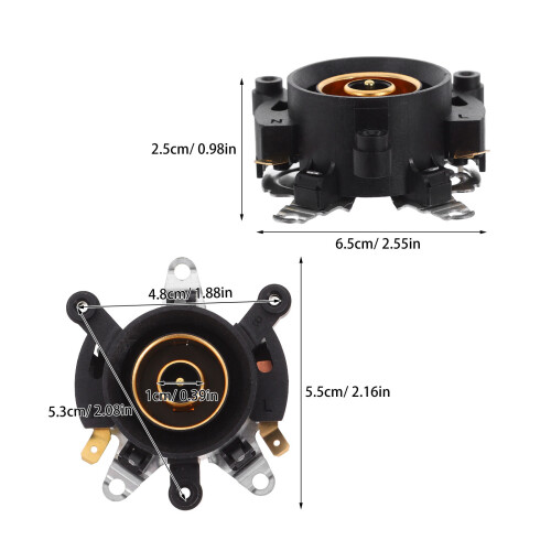 Electric Kettle Temperature Control Base Thermostat Switch 4 Sets 1