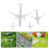 4Pcs Micro Landscape Airplane Model For Sand Table Plastic Aircraft 10