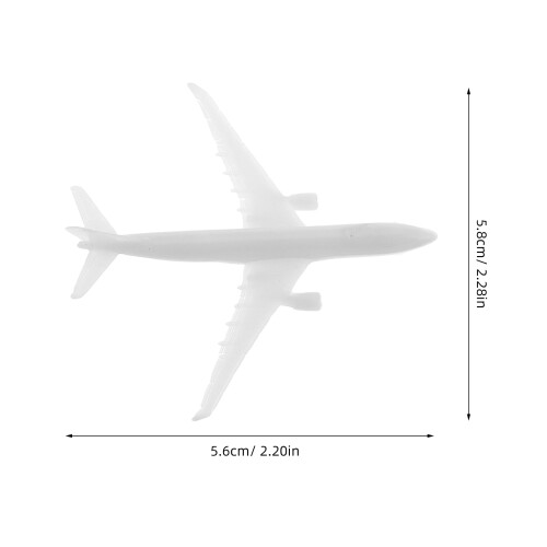 4Pcs Micro Landscape Airplane Model For Sand Table Plastic Aircraft 1