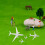 4Pcs Micro Landscape Airplane Model For Sand Table Plastic Aircraft 11