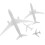 4Pcs Micro Landscape Airplane Model For Sand Table Plastic Aircraft 9