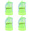 4Pcs Blue Nylon Mesh Beach Bags Kids Toy Storage Drawstring Backpack 5