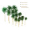 15Pcs Scenery Model Coconut Palm Trees For Ho N Z Scale 9