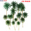 15Pcs Scenery Model Coconut Palm Trees For Ho N Z Scale 3