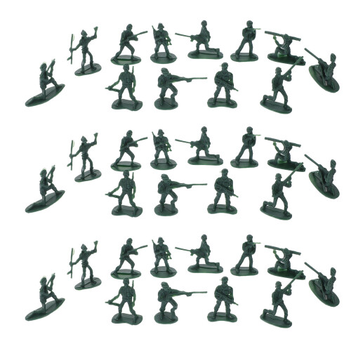 100Pcs Mini Soldier Figures For Sand Table Decoration