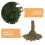 2 Pcs Mini Artificial Trees For Railroad Diorama 10cm 10