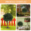 2 Pcs Mini Artificial Trees For Railroad Diorama 10cm 9