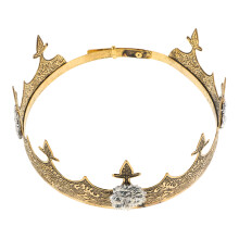 Vintage Royal Crown For Alloy Medieval Costume Accessory Cosplay