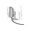 2Pcs Mini Alloy Camera Dollhouse Accessory Fake Security Camera Prop 3