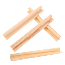 4Pcs Wooden Domino Holder Racks For Tiles Trays Game Accessories