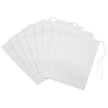100 Pcs Drawstring Filter Bags Non-Woven For Tea Herbs