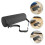 Lumbar Roll Pillow Breathable 3D Back Support For Chair Car Seat 11