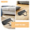 Lumbar Roll Pillow Breathable 3D Back Support For Chair Car Seat 9