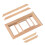 Simulation Window Frame Decorative Window Blank Playing House Ornament 8