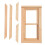 Simulation Window Frame Decorative Window Blank Playing House Ornament 10