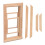 Simulation Window Frame Decorative Window Blank Playing House Ornament 11