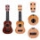 2Pcs Small Guitar Simulation Ukulele For Kids Musical Learning 6