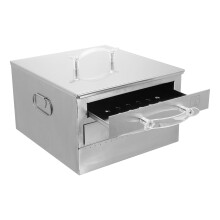 1 Pc Double Layer Steaming Pan Kitchen Tool Silver