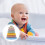 1 Set Stacking Ring Baby Teething Toy Color Cognitive Plaything 7