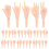 100Pcs Diy Doll Hand Joints Replacement Parts For Doll Making 3