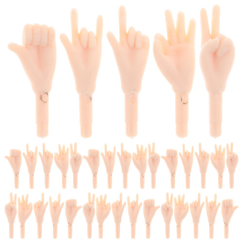 100Pcs Diy Doll Hand Joints Replacement Parts For Doll Making 2