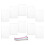 10 Sets Plastic Photocard Holder With Chain 6