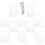 10 Sets Plastic Photocard Holder With Chain 3