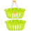 2 Pcs Simulation Storage Basket Toy Pretend Play Educational Set 1