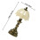 2Pcs Doll House Table Lamp Miniature Bedside Light Model 2