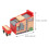 Ensemble De Jouets Train À Bois Blocs Éducatifs Pour Enfants 7