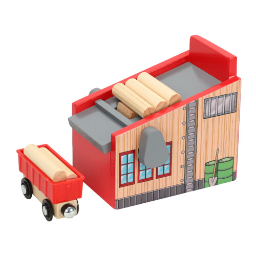 Ensemble De Jouets Train À Bois Blocs Éducatifs Pour Enfants 1