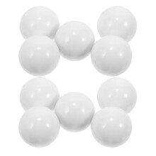 10Pcs 14Mm White Acrylic Roulette Balls For 12-16Inch Wheel