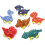 6Pcs Dinosaur Car Plaything Party Model Toy 9