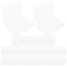 10Pcs Clear Playing Card Storage Case Holders Container