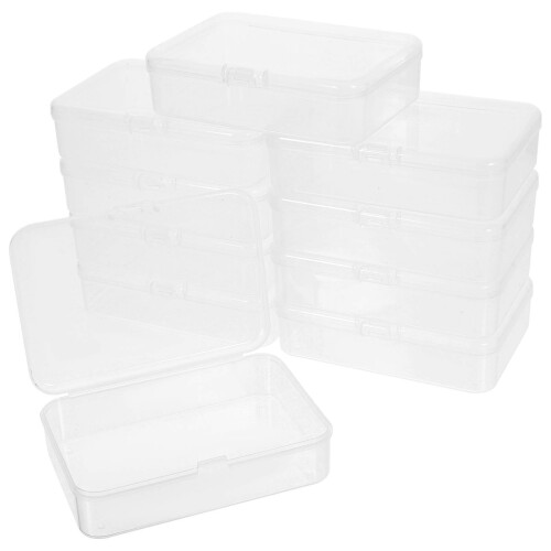 10Pcs Clear Playing Card Storage Case Holders Container 2