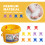 24Pcs Bouncing Finger Pressing Jumping Educational Toy Random Color 10