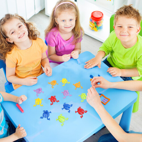 24Pcs Bouncing Finger Pressing Jumping Educational Toy Random Color 2