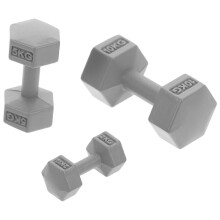 6 Pcs Miniature Dollhouse Dumbbells Set For Decoration And Roleplay
