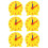 6Pcs Primary School Clock Aid For Time Learning 10Cm 1