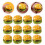 30Pcs Miniature Burger Decor Artificial Model For Photography Display 7