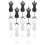 10Pcs Mini Doll Mannequin Rack For Clothes Display 5